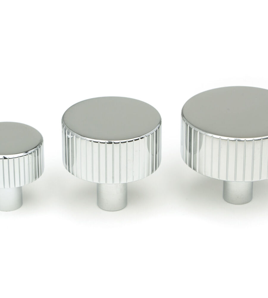 From The Anvil Polished Chrome Judd Cabinet Knob - 38mm (No rose) - Image 6