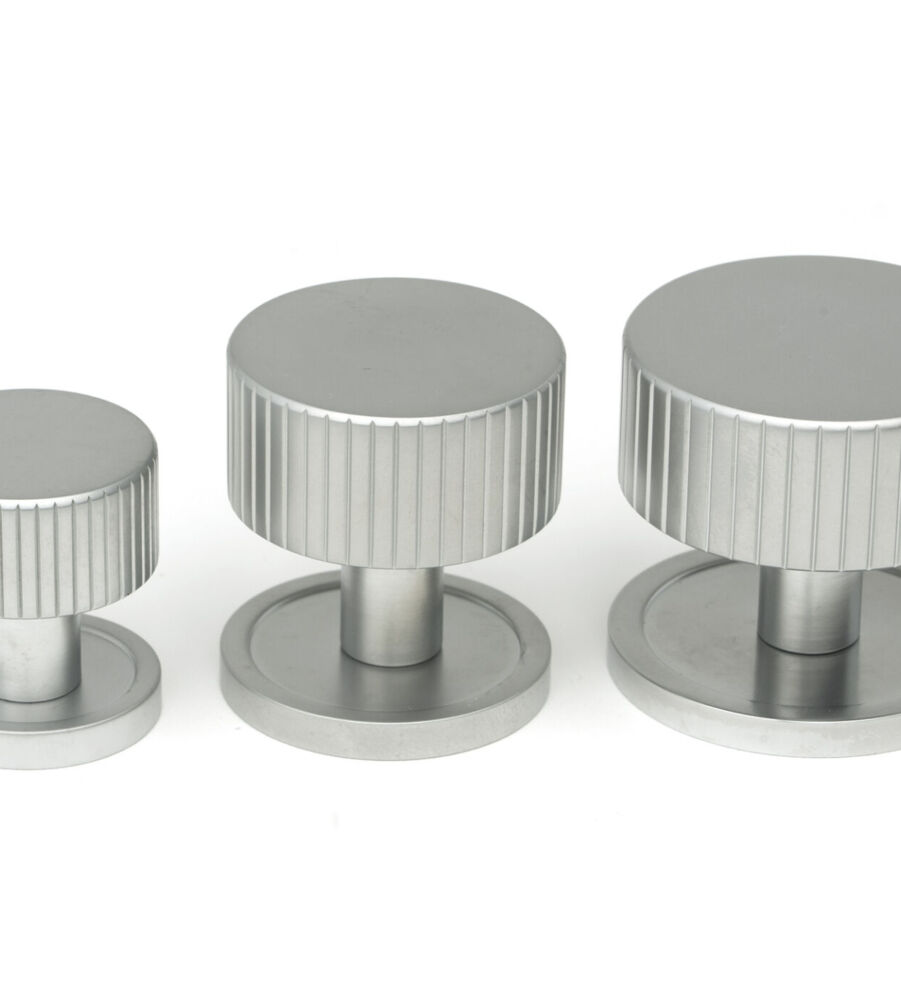 From The Anvil Satin Chrome Judd Cabinet Knob - 25mm (Plain) - Image 6
