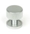 From The Anvil Satin Chrome Judd Cabinet Knob - 25mm (Plain)