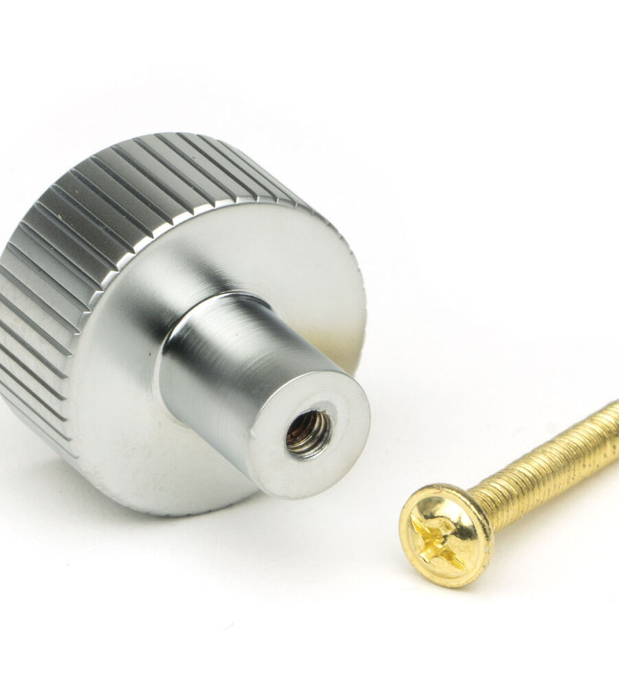 From The Anvil Satin Chrome Judd Cabinet Knob - 25mm (No rose) - Image 5