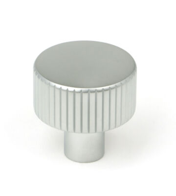 From The Anvil Satin Chrome Judd Cabinet Knob – 25mm (No Rose)