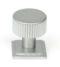 From The Anvil Satin Chrome Judd Cabinet Knob - 25mm (Square)