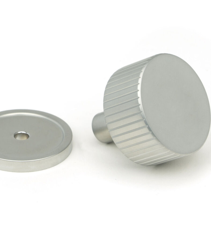 From The Anvil Satin Chrome Judd Cabinet Knob - 32mm (Plain) - Image 3
