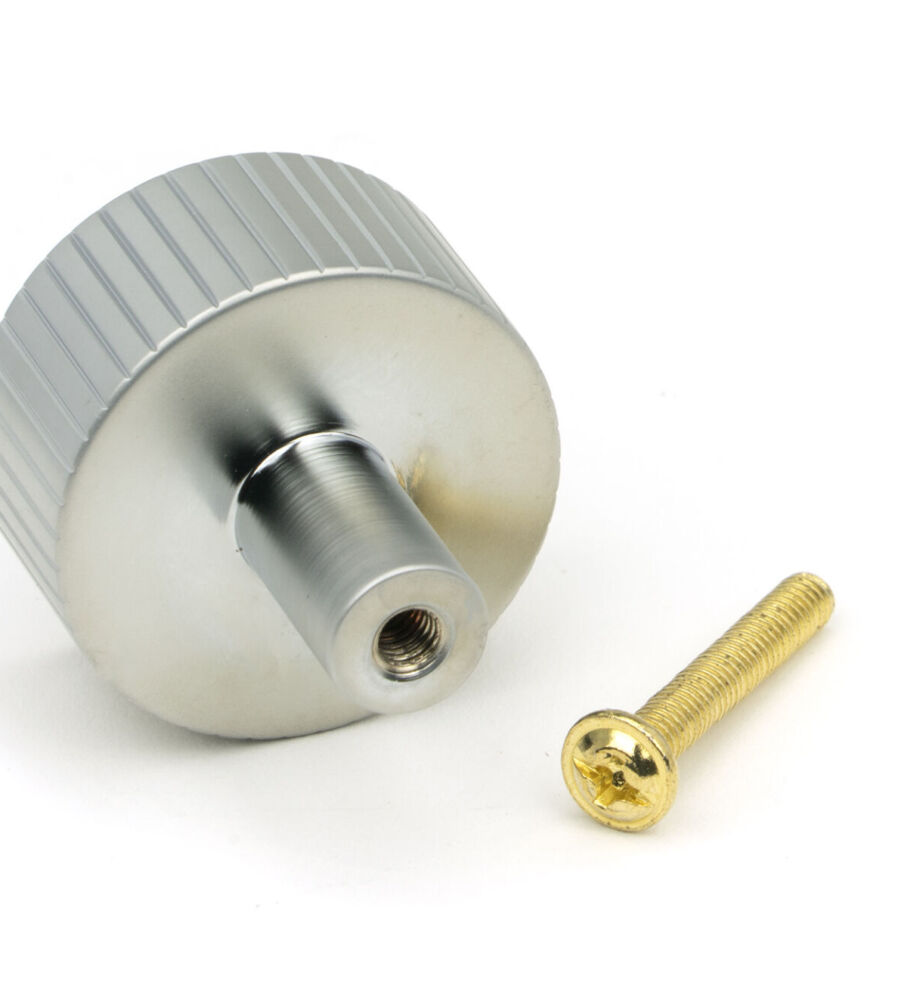 From The Anvil Satin Chrome Judd Cabinet Knob - 32mm (No rose) - Image 5