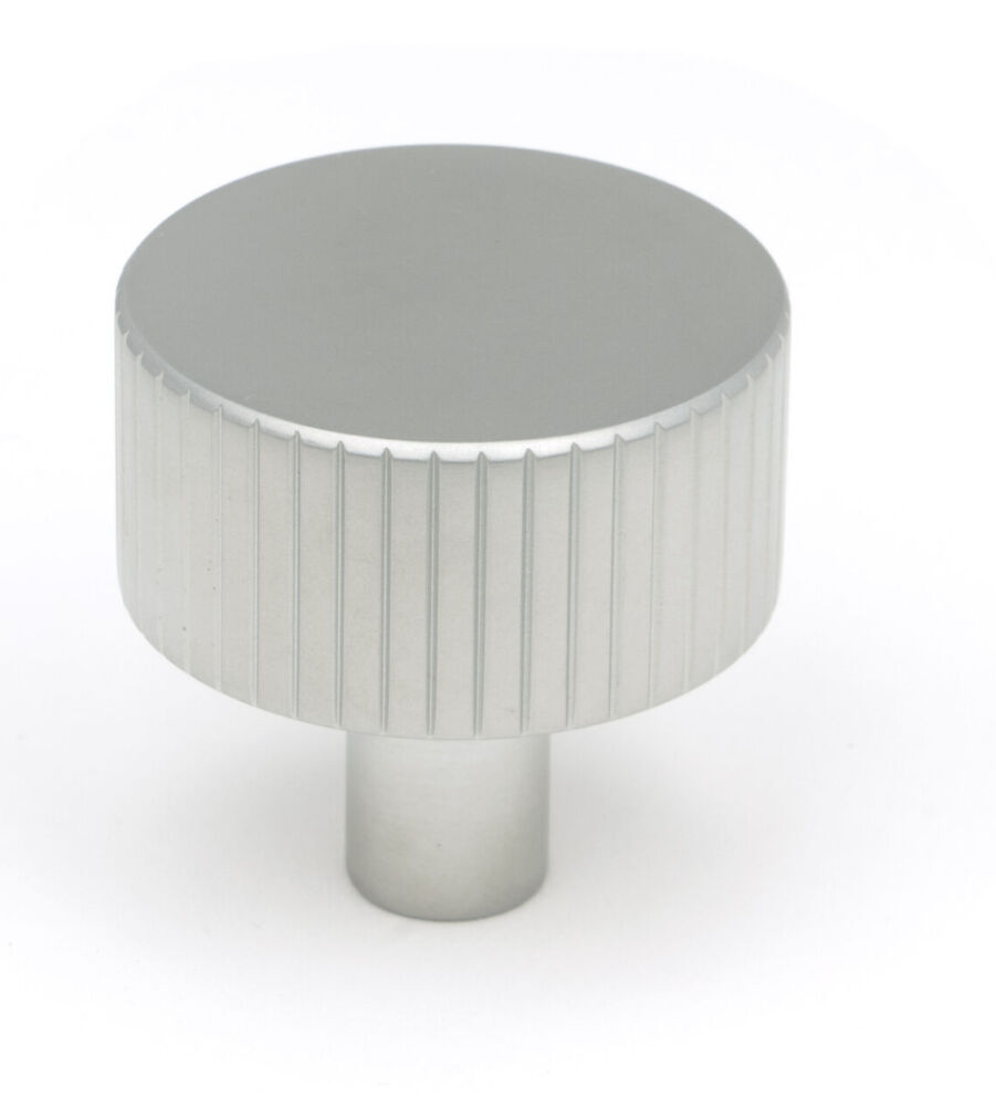 From The Anvil Satin Chrome Judd Cabinet Knob - 32mm (No rose)
