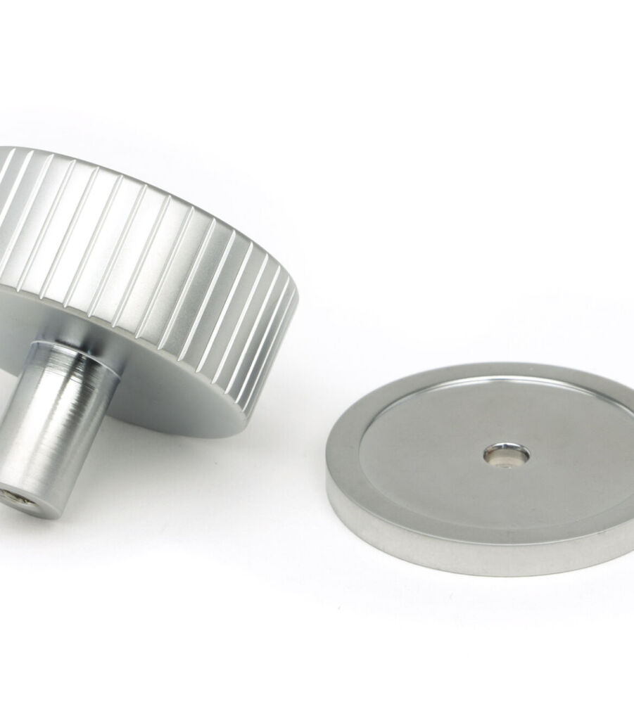 From The Anvil Satin Chrome Judd Cabinet Knob - 38mm (Plain) - Image 4