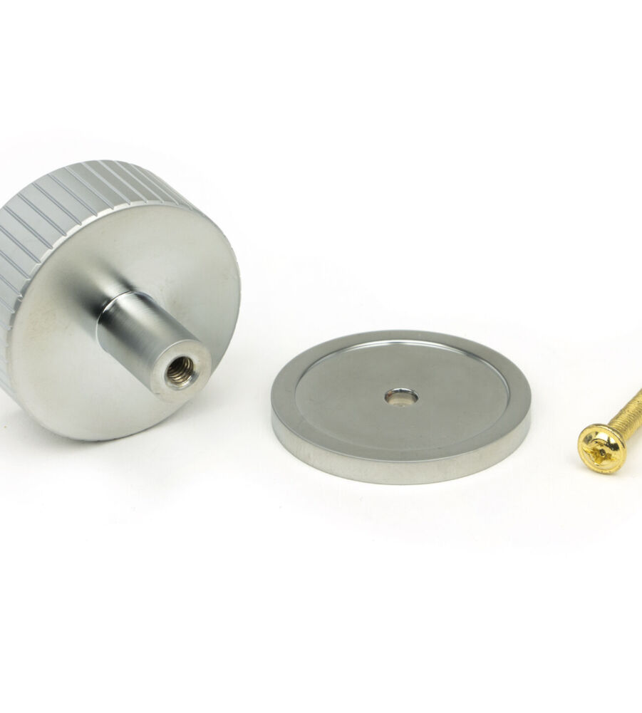 From The Anvil Satin Chrome Judd Cabinet Knob - 38mm (Plain) - Image 5