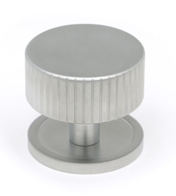 From The Anvil Satin Chrome Judd Cabinet Knob – 38mm (Plain)