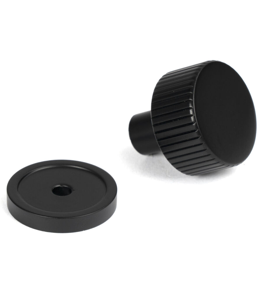 From The Anvil Matt Black Judd Cabinet Knob - 25mm (Plain) - Image 3