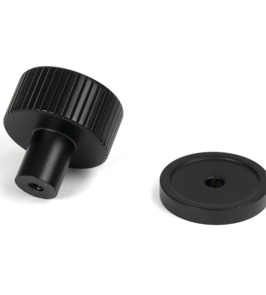 From The Anvil Matt Black Judd Cabinet Knob - 25mm (Plain) - Image 4