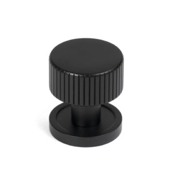 From The Anvil Matt Black Judd Cabinet Knob – 25mm (Plain)