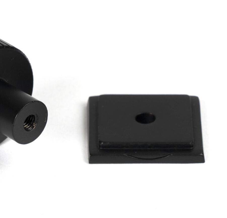 From The Anvil Matt Black Judd Cabinet Knob - 25mm (Square) - Image 5
