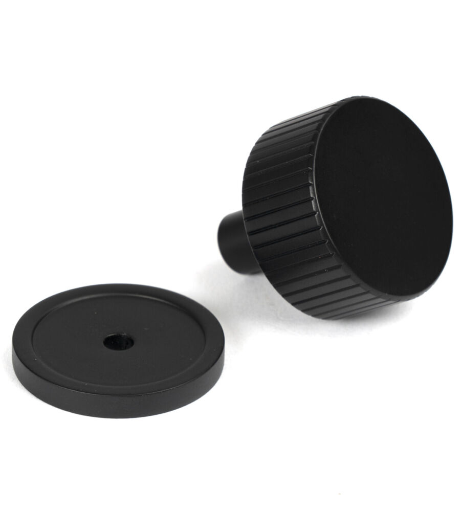 From The Anvil Matt Black Judd Cabinet Knob - 32mm (Plain) - Image 3