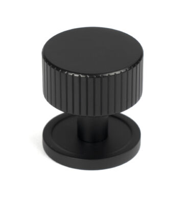 From The Anvil Matt Black Judd Cabinet Knob – 32mm (Plain)