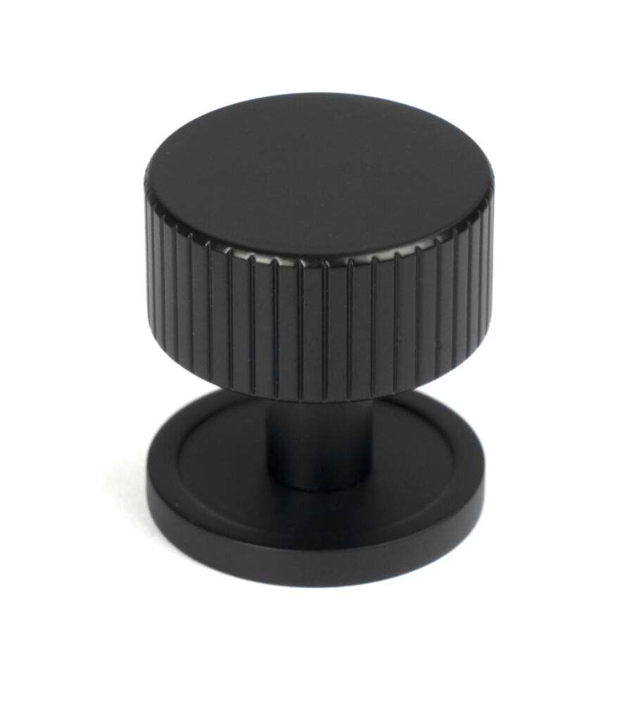 From The Anvil Matt Black Judd Cabinet Knob - 32mm (Plain)