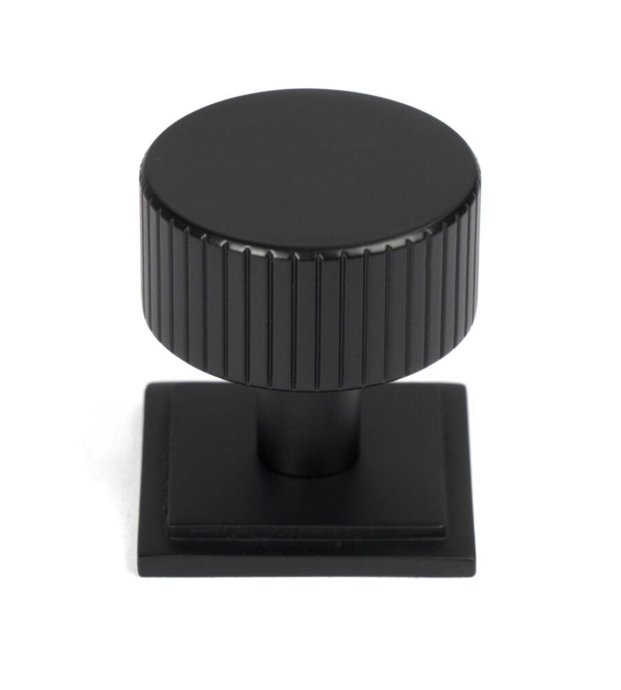 From The Anvil Matt Black Judd Cabinet Knob - 32mm (Square)