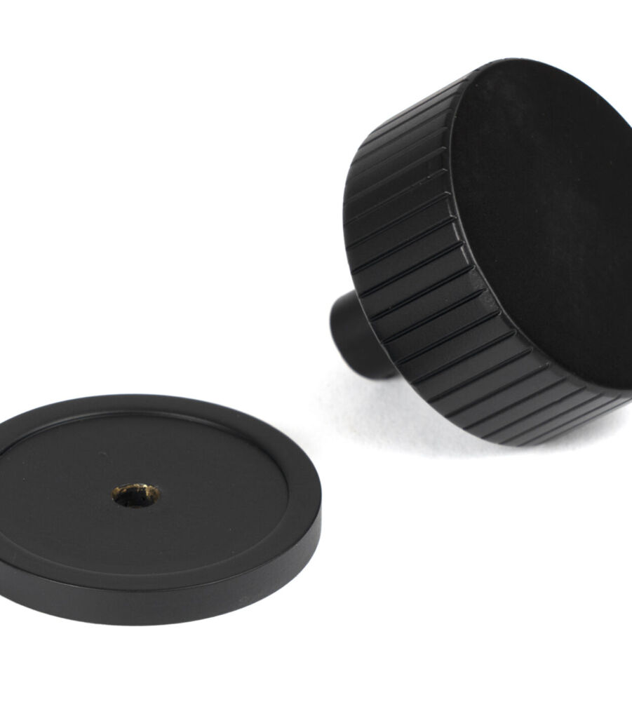 From The Anvil Matt Black Judd Cabinet Knob - 38mm (Plain) - Image 3