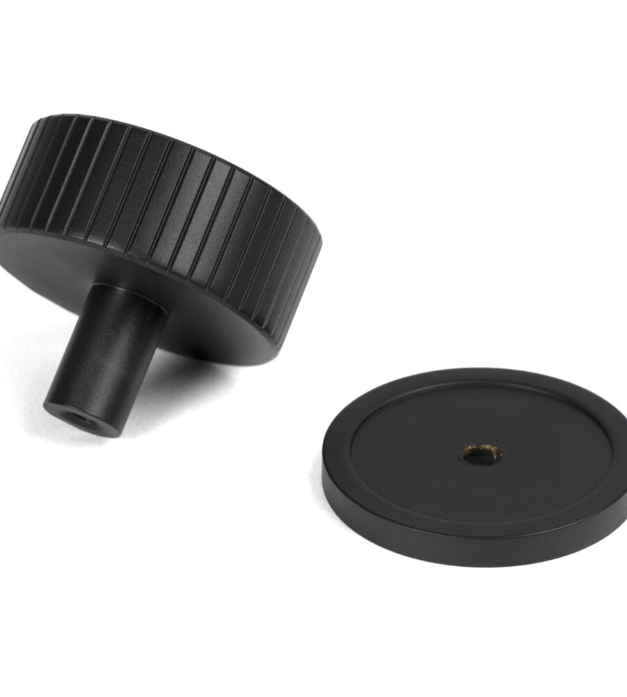 From The Anvil Matt Black Judd Cabinet Knob - 38mm (Plain) - Image 4