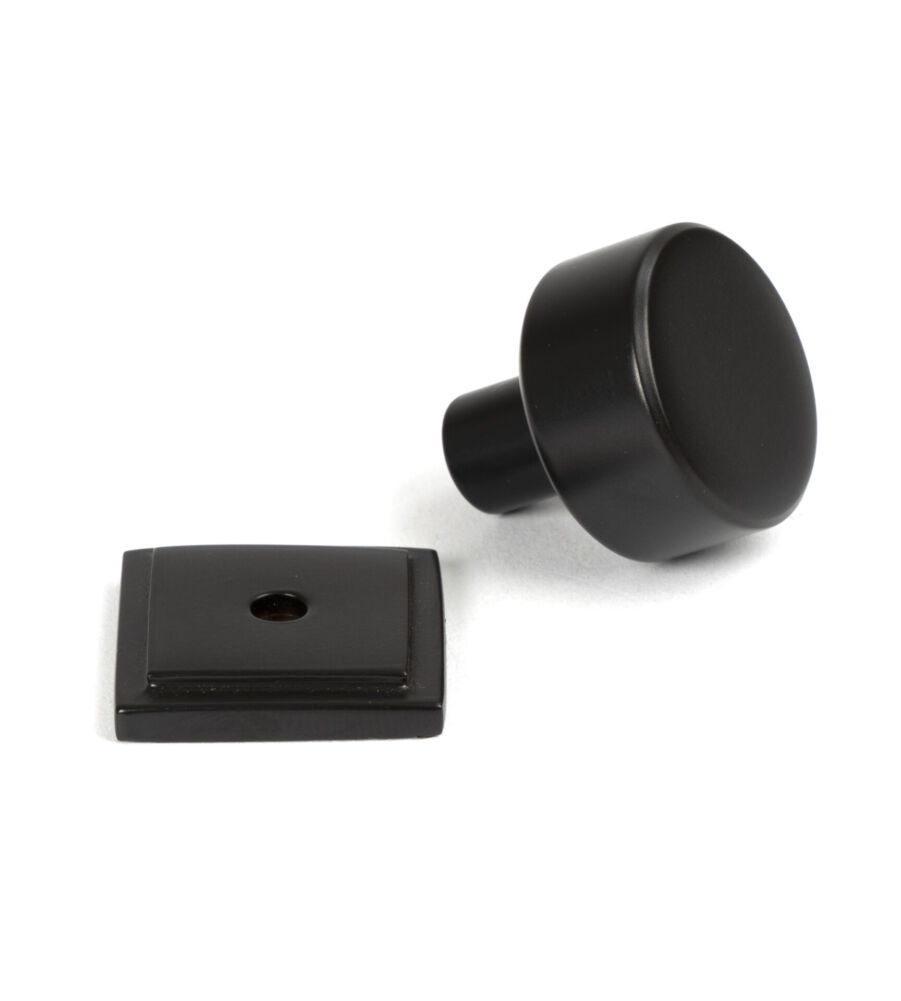 From The Anvil Aged Bronze Kelso Cabinet Knob - 25mm (Square) - Image 3