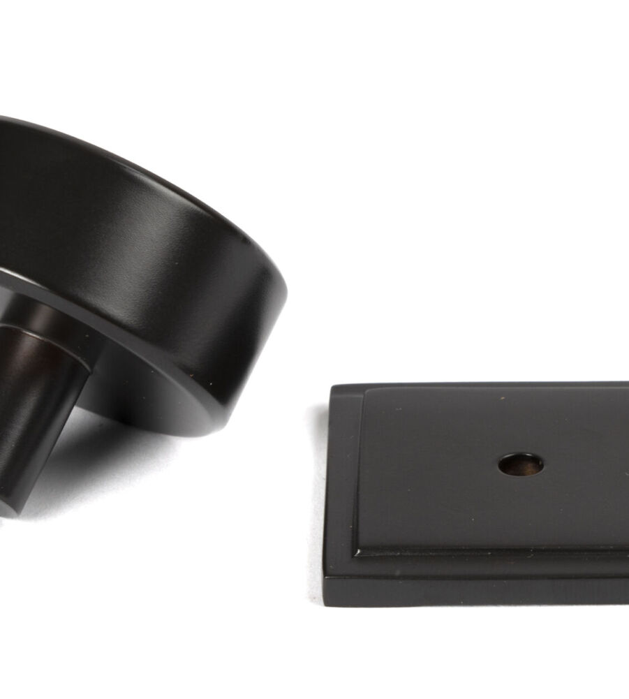 From The Anvil Aged Bronze Kelso Cabinet Knob - 38mm (Square) - Image 4