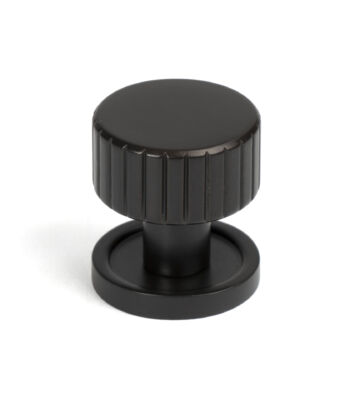 From The Anvil Aged Bronze Judd Cabinet Knob – 25mm (Plain)