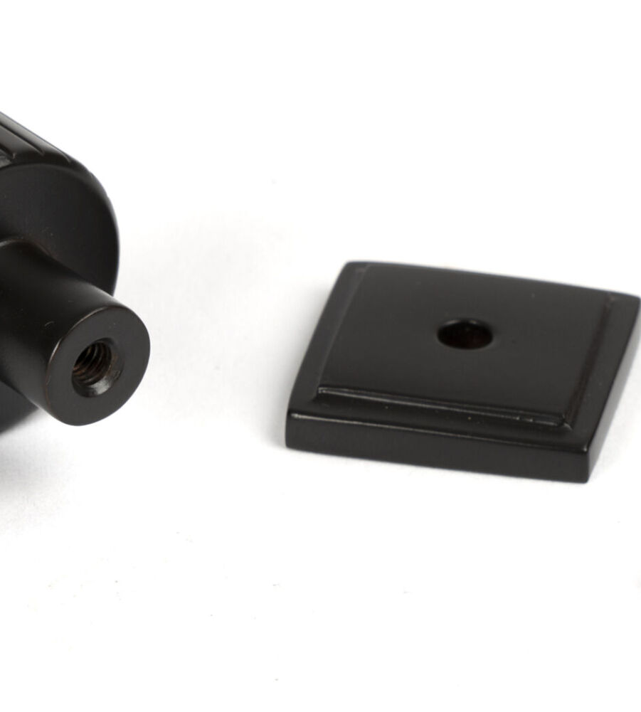 From The Anvil Aged Bronze Judd Cabinet Knob - 25mm (Square) - Image 5