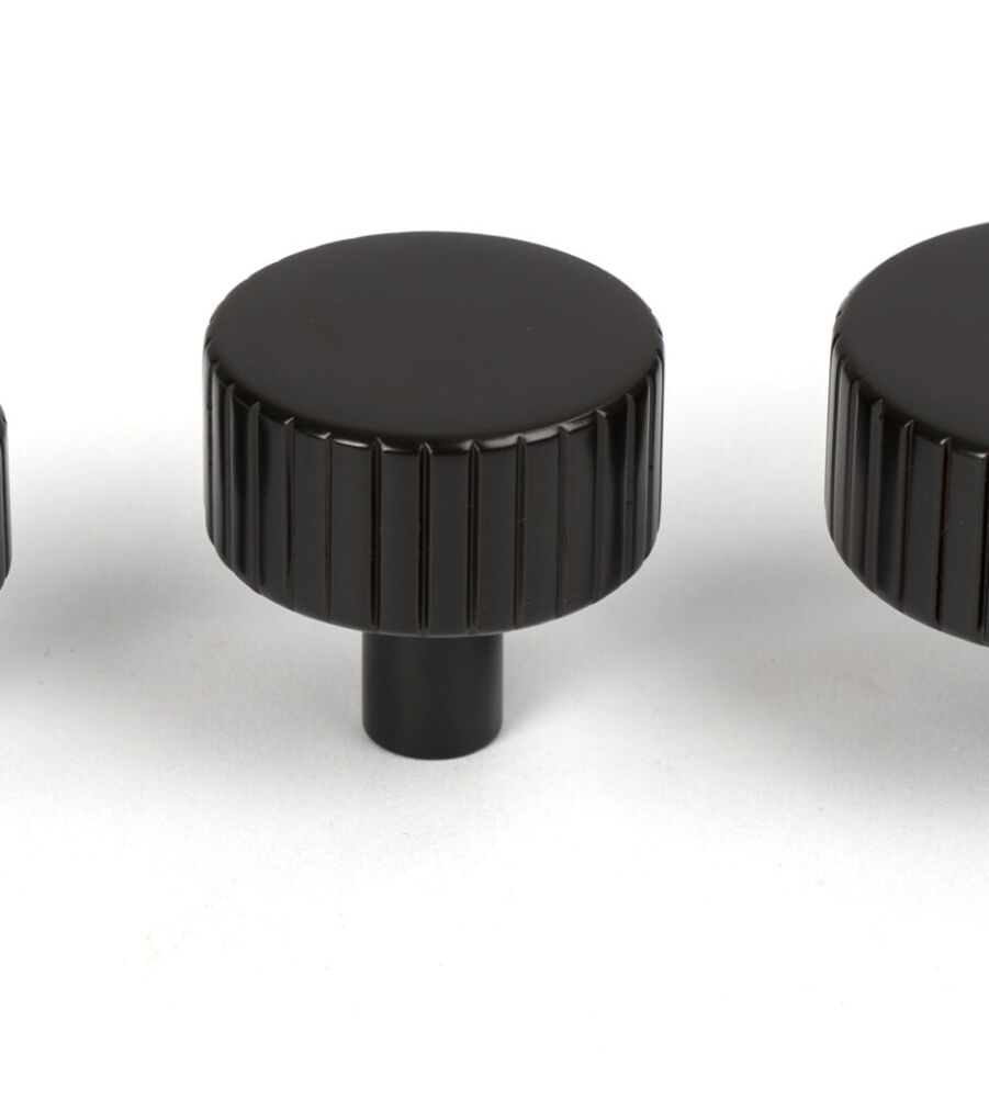 From The Anvil Aged Bronze Judd Cabinet Knob - 32mm (No rose) - Image 6
