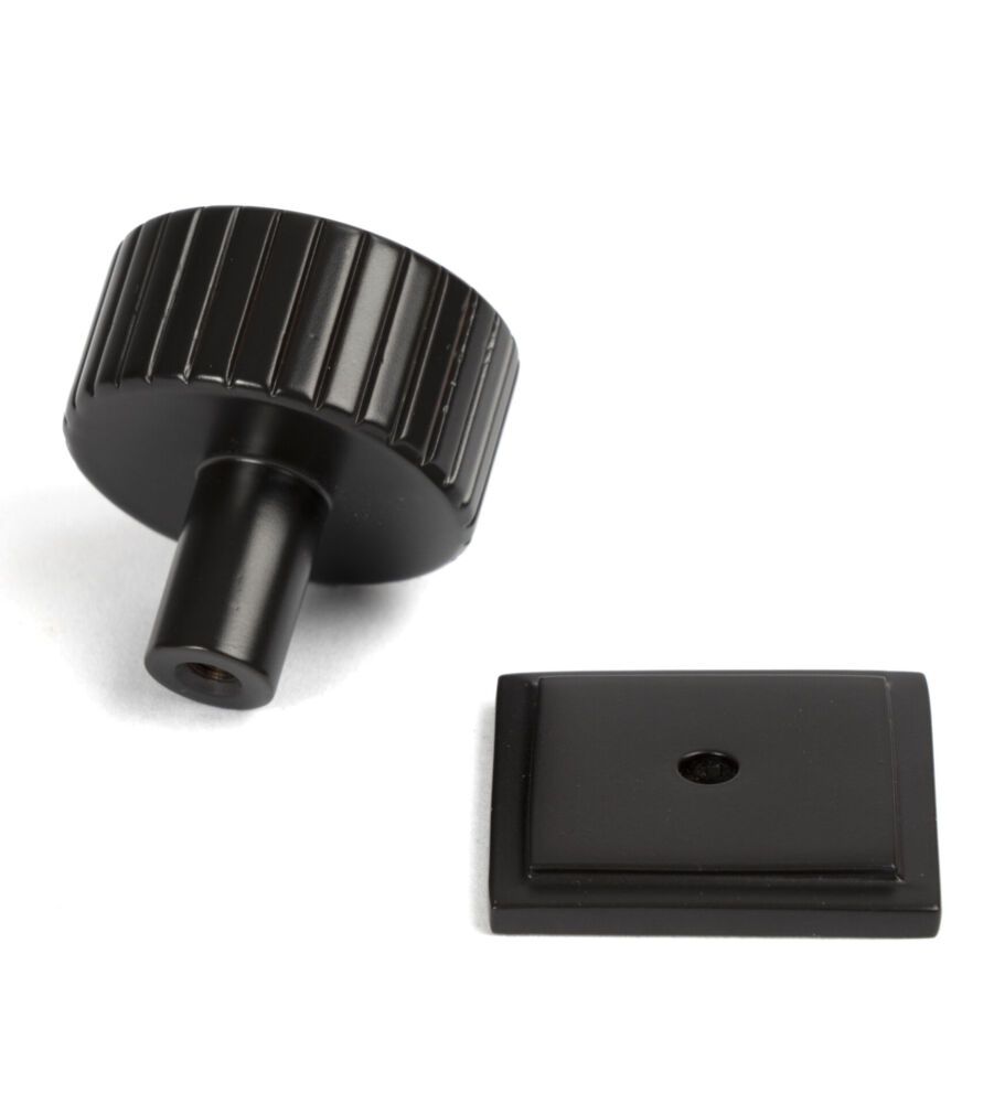 From The Anvil Aged Bronze Judd Cabinet Knob - 32mm (Square) - Image 4