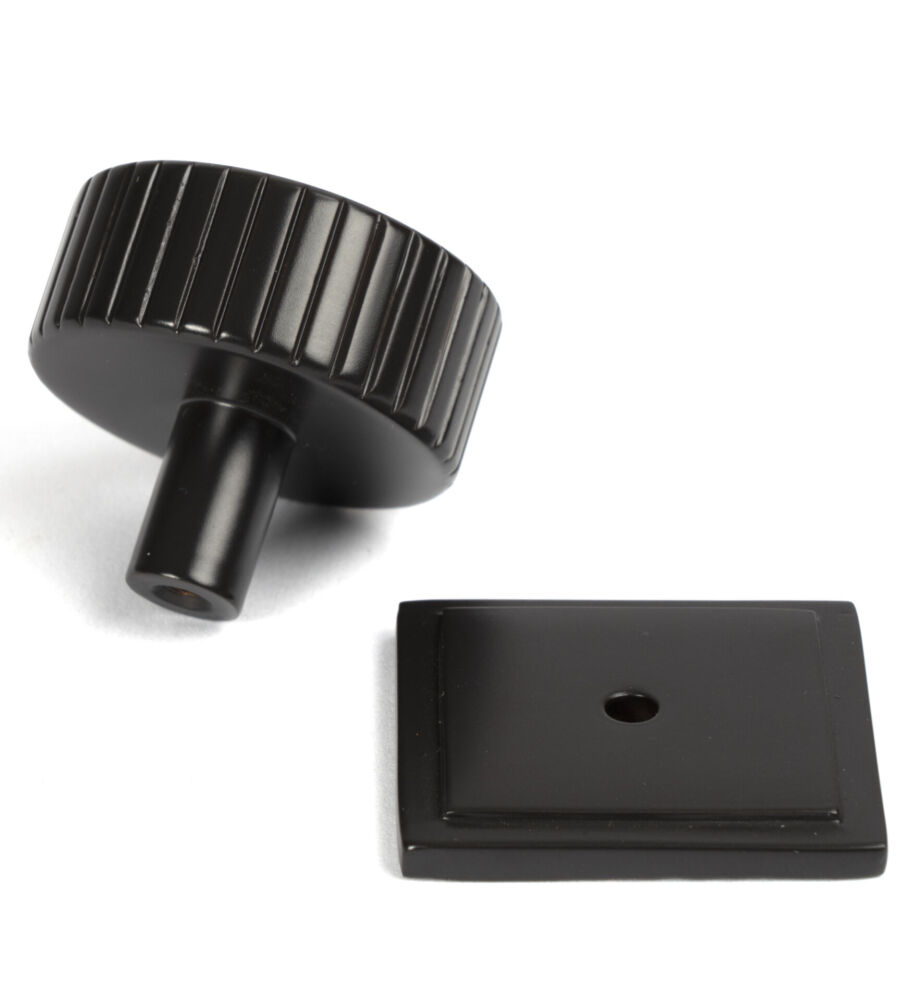 From The Anvil Aged Bronze Judd Cabinet Knob - 38mm (Square) - Image 4