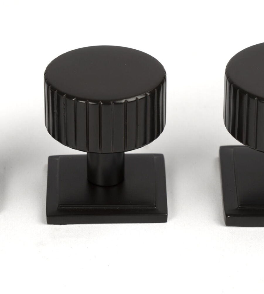 From The Anvil Aged Bronze Judd Cabinet Knob - 38mm (Square) - Image 6