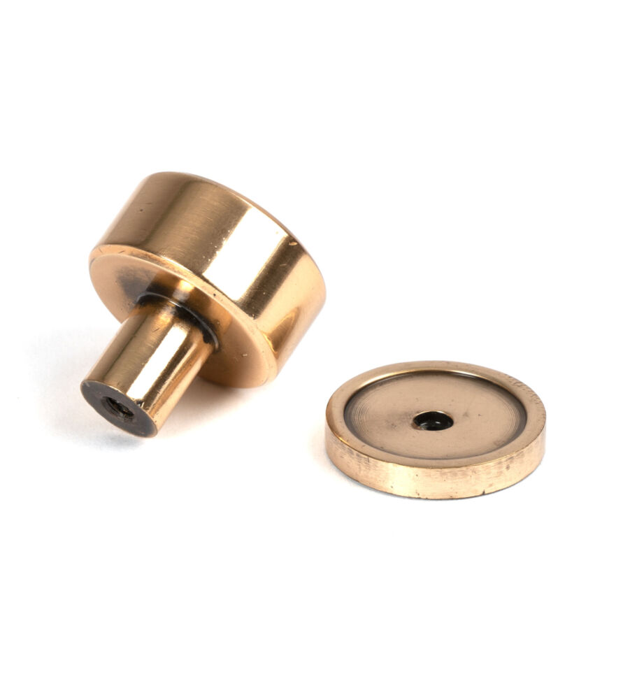 From The Anvil Polished Bronze Kelso Cabinet Knob - 25mm (Plain) - Image 4