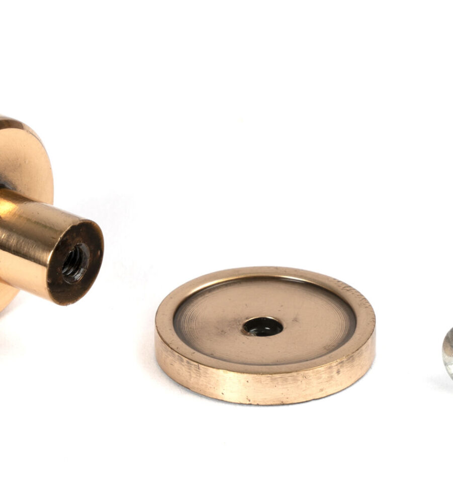 From The Anvil Polished Bronze Kelso Cabinet Knob - 25mm (Plain) - Image 5
