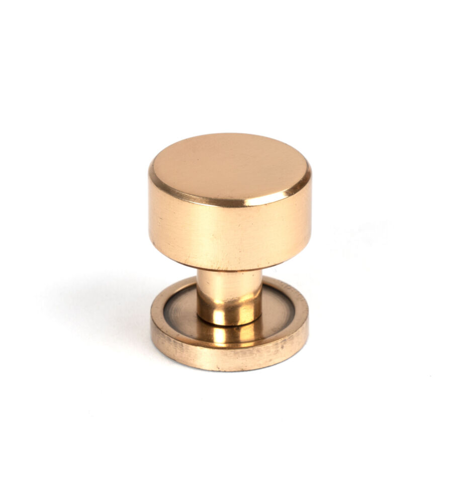 From The Anvil Polished Bronze Kelso Cabinet Knob - 25mm (Plain)