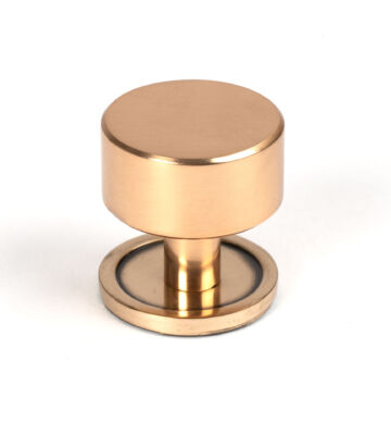 From The Anvil Polished Bronze Kelso Cabinet Knob – 32mm (Plain)