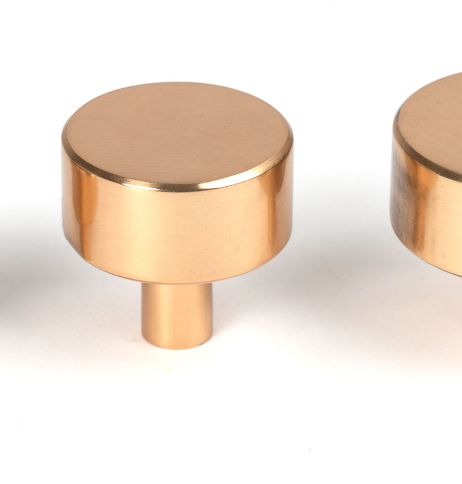 From The Anvil Polished Bronze Kelso Cabinet Knob - 32mm (No rose) - Image 6