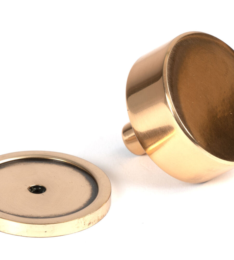 From The Anvil Polished Bronze Kelso Cabinet Knob - 38mm (Plain) - Image 3