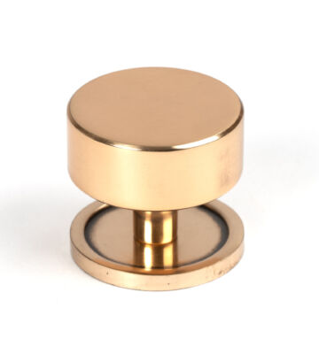From The Anvil Polished Bronze Kelso Cabinet Knob – 38mm (Plain)