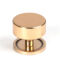From The Anvil Polished Bronze Kelso Cabinet Knob - 38mm (Plain)