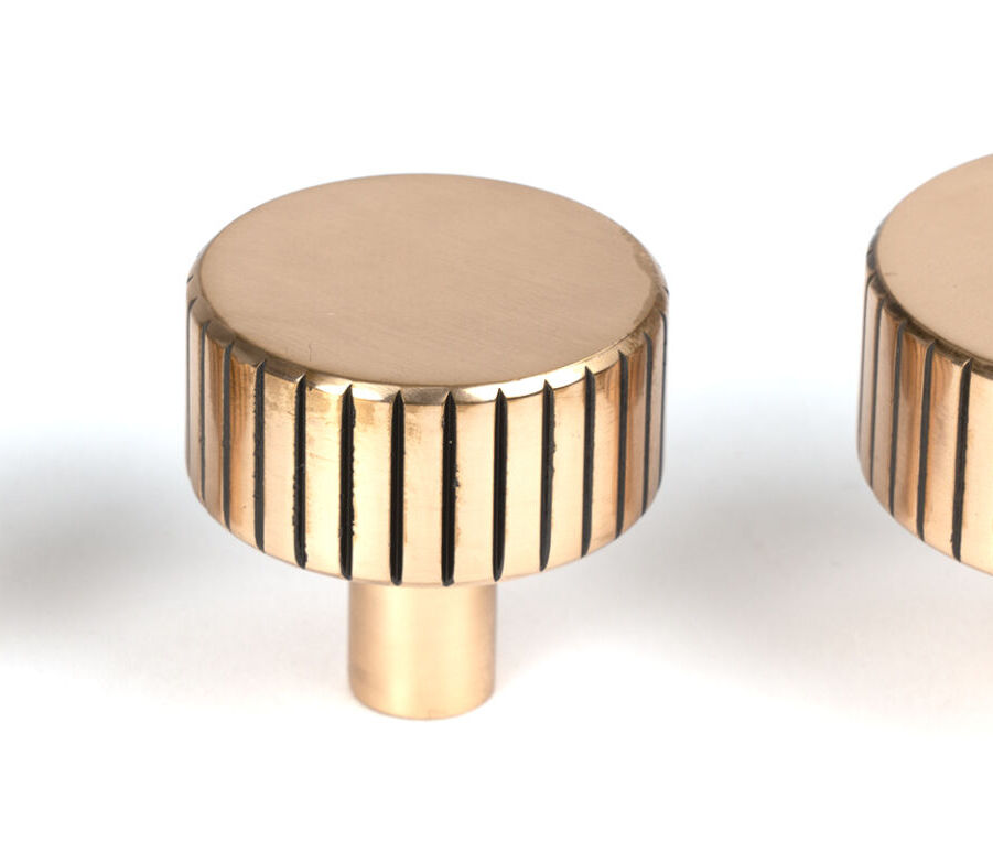 From The Anvil Polished Bronze Judd Cabinet Knob - 25mm (No rose) - Image 6