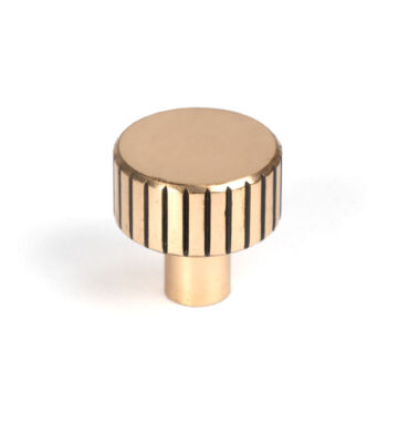 From The Anvil Polished Bronze Judd Cabinet Knob – 25mm (No rose)