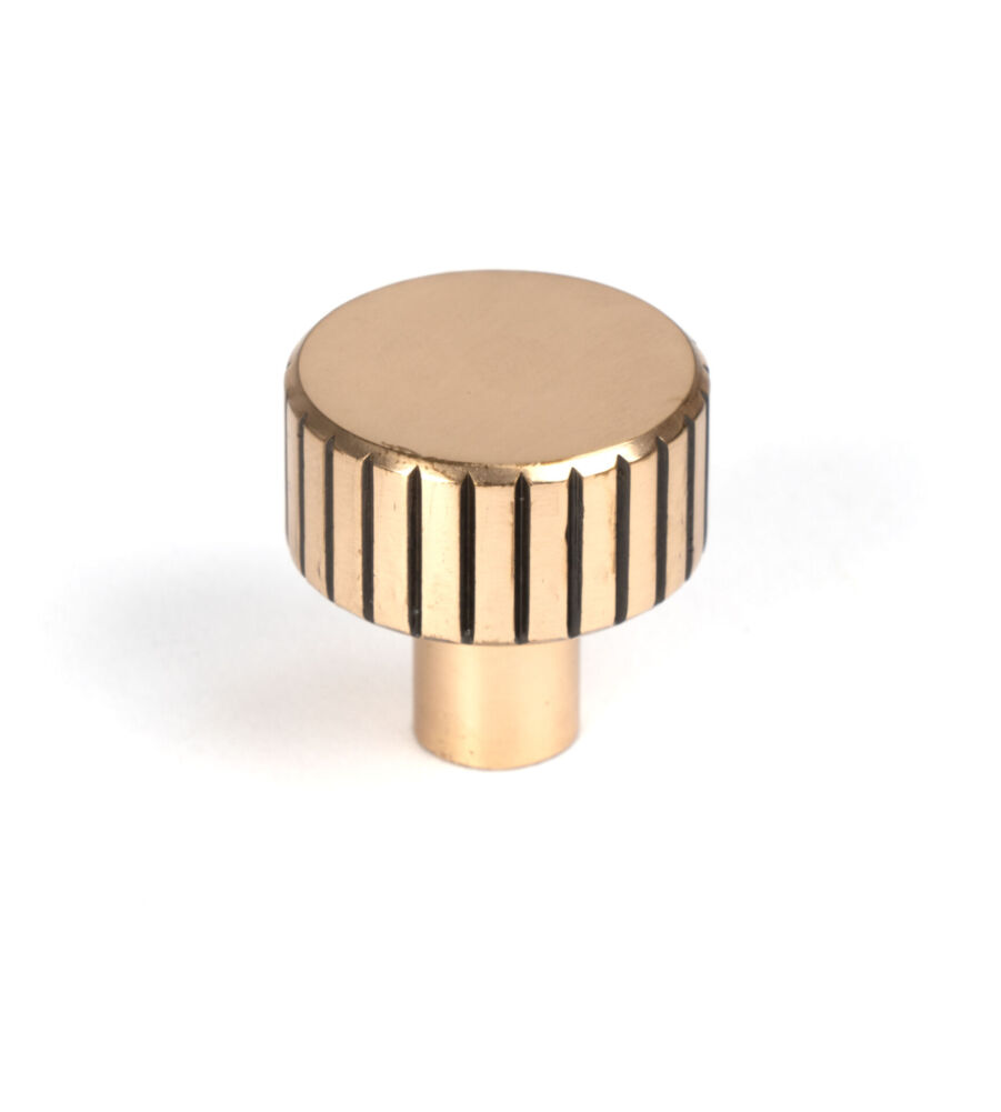 From The Anvil Polished Bronze Judd Cabinet Knob - 25mm (No rose)