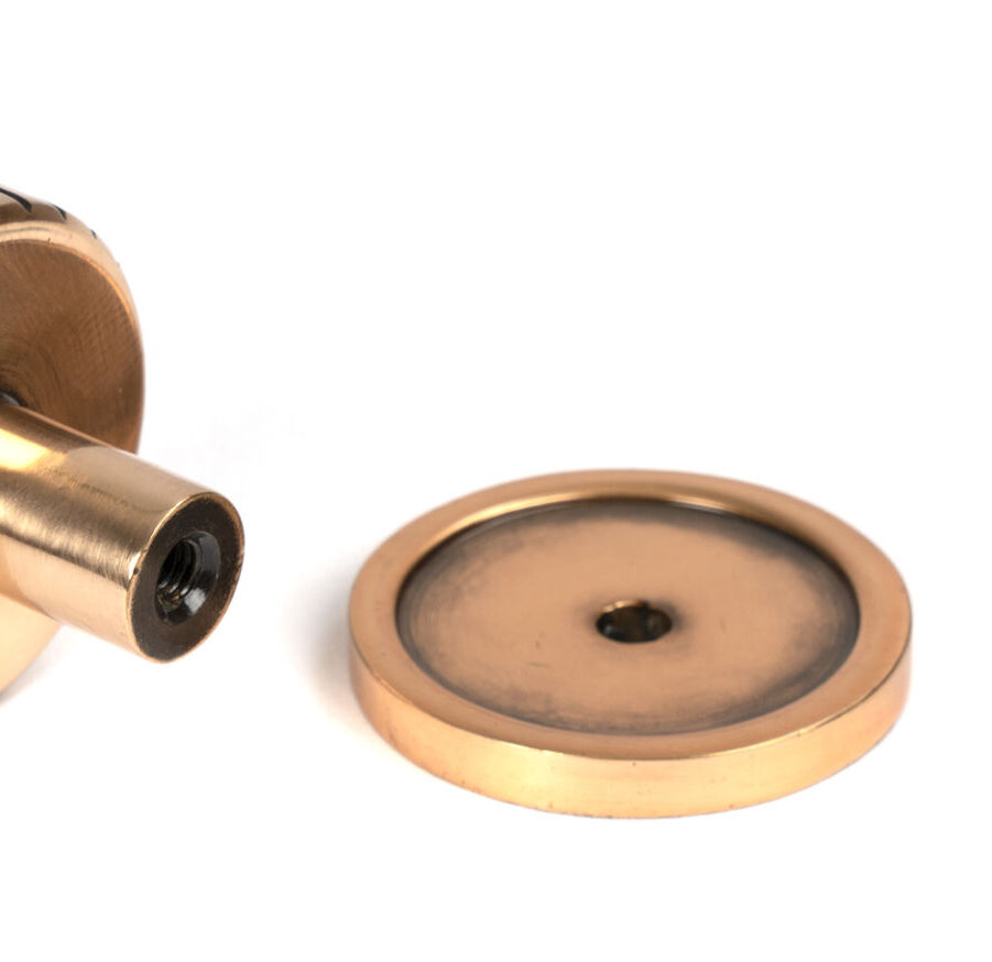 From The Anvil Polished Bronze Judd Cabinet Knob - 32mm (Plain) - Image 5
