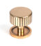 From The Anvil Polished Bronze Judd Cabinet Knob - 32mm (Plain)