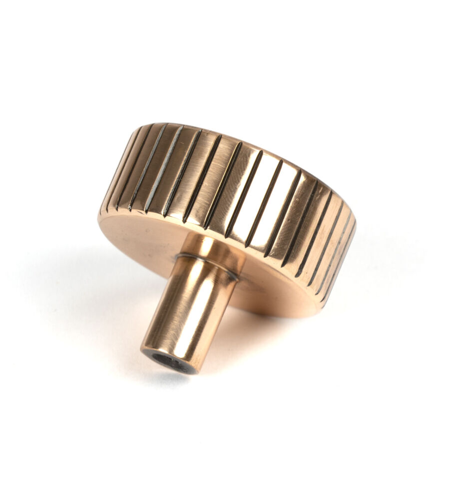 From The Anvil Polished Bronze Judd Cabinet Knob - 38mm (No rose) - Image 4