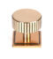 From The Anvil Polished Bronze Judd Cabinet Knob - 38mm (Square)