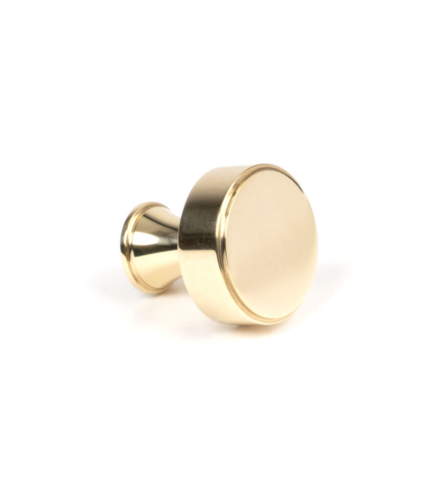 From The Anvil Polished Brass Scully Cabinet Knob - 25mm - Image 3