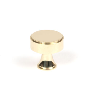 From The Anvil Polished Brass Scully Cabinet Knob – 25mm