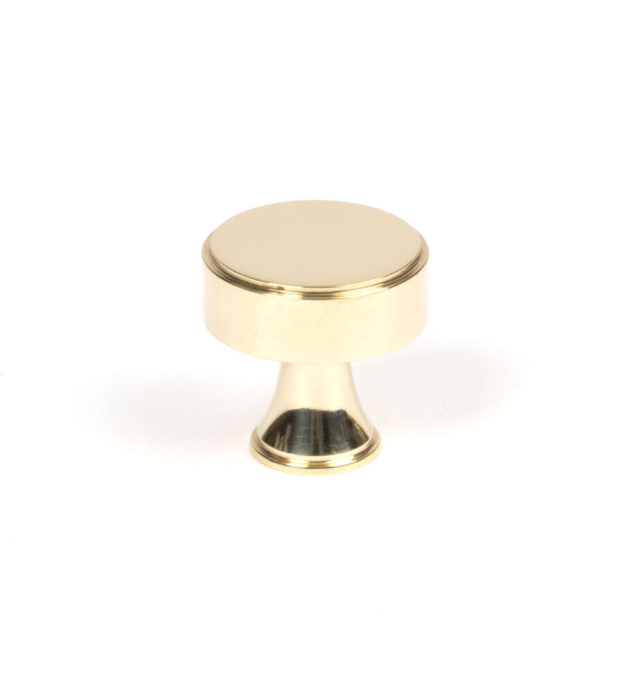 From The Anvil Polished Brass Scully Cabinet Knob - 25mm