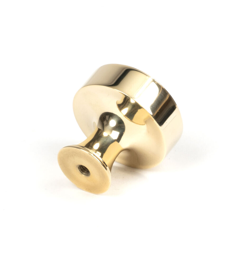 From The Anvil Polished Brass Scully Cabinet Knob - 32mm - Image 4