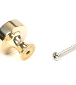 From The Anvil Polished Brass Scully Cabinet Knob - 32mm - Image 5